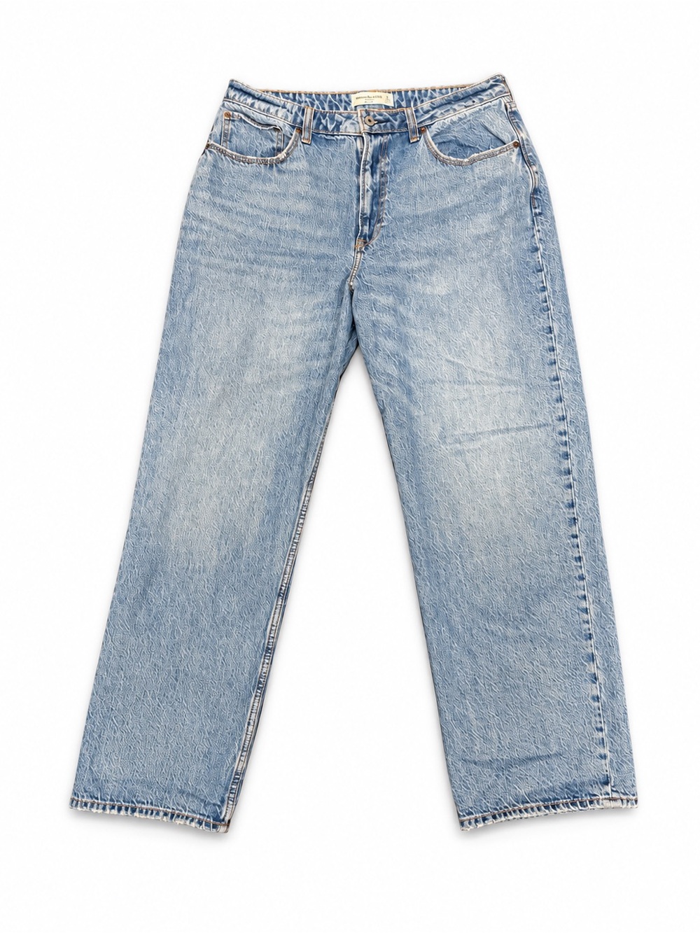 Abercrombie Curve Love The Loose High Rise Jeans Size 31 / 12 Light Wash